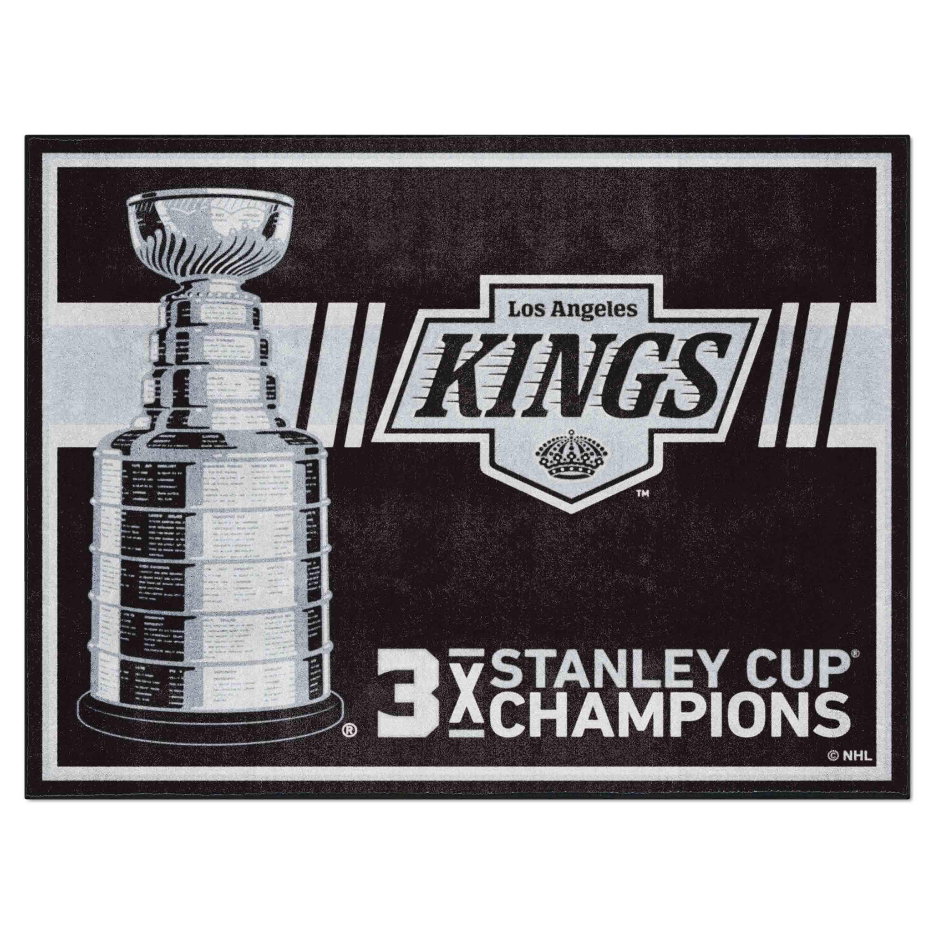 Los Angeles Kings Dynasty 8ft. x 10ft. Plush Area Rug