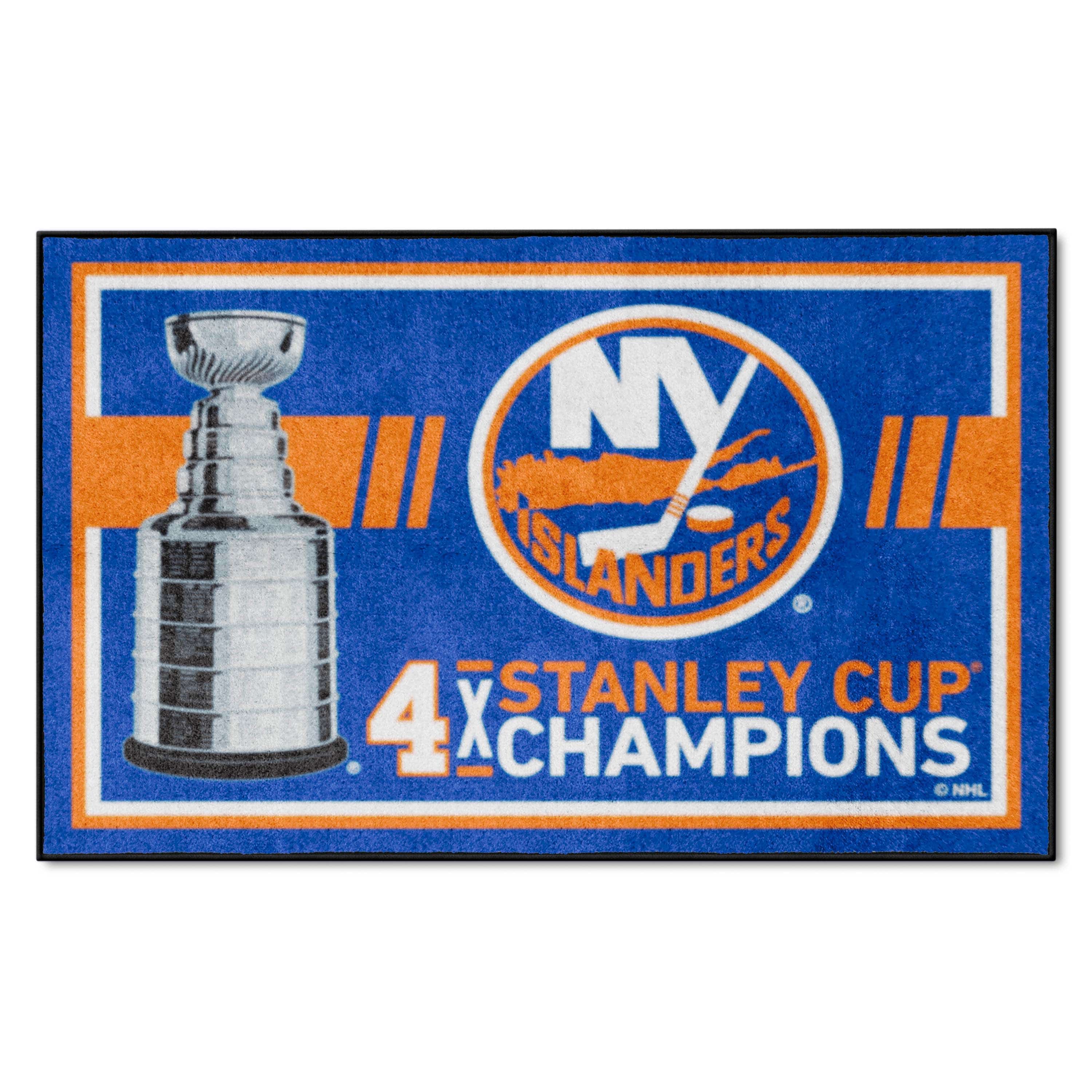 New York Islanders Dynasty 4ft. x 6ft. Plush Area Rug - New York Islanders