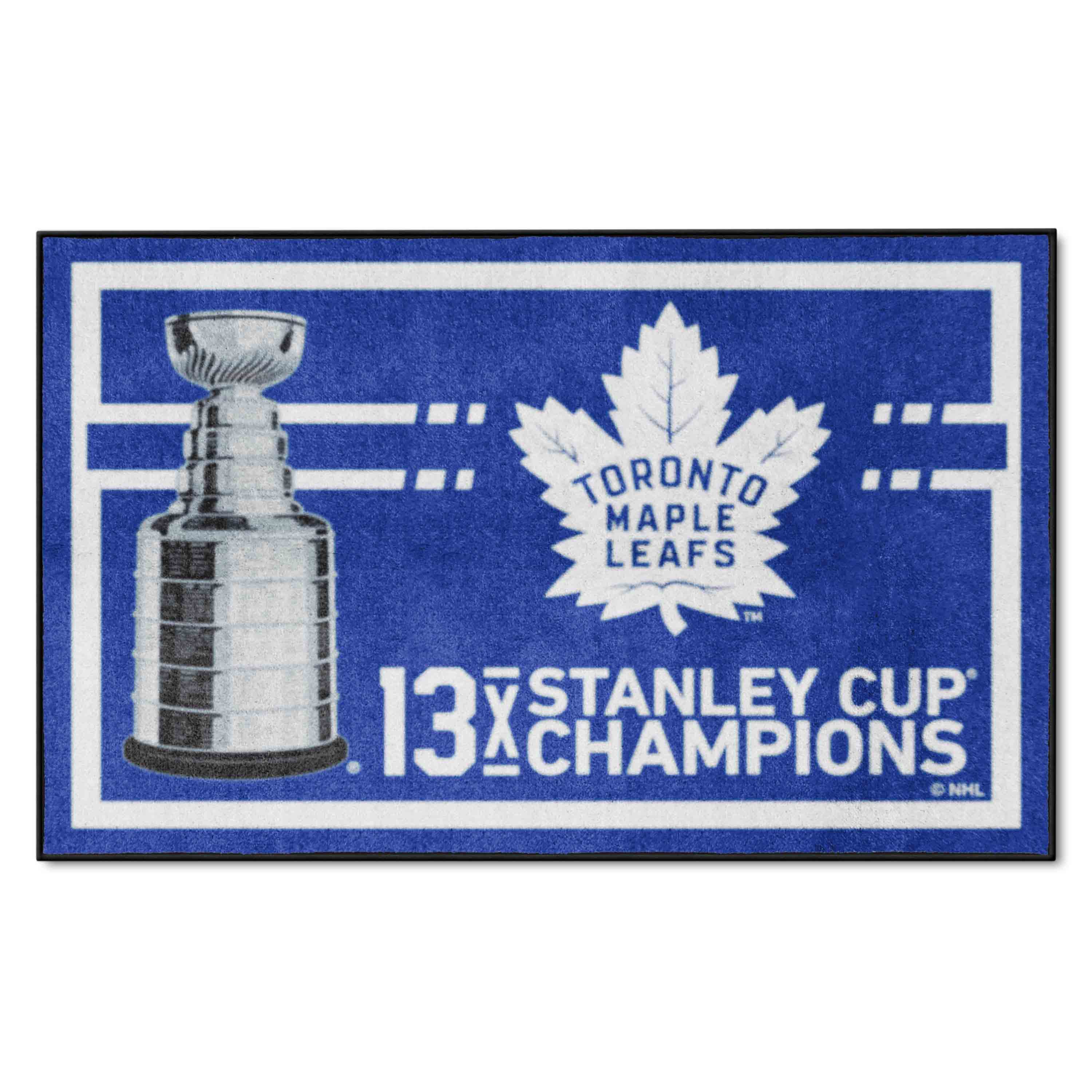 Toronto Maple Leafs Dynasty 4ft. x 6ft. Plush Area Rug