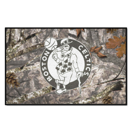 Boston Celtics Camo Starter Mat Accent Rug - 19in. x 30in.