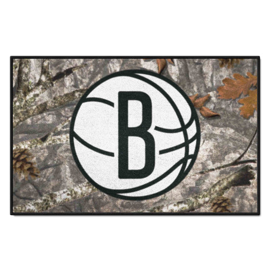 Brooklyn Nets Camo Starter Mat Accent Rug - 19in. x 30in.