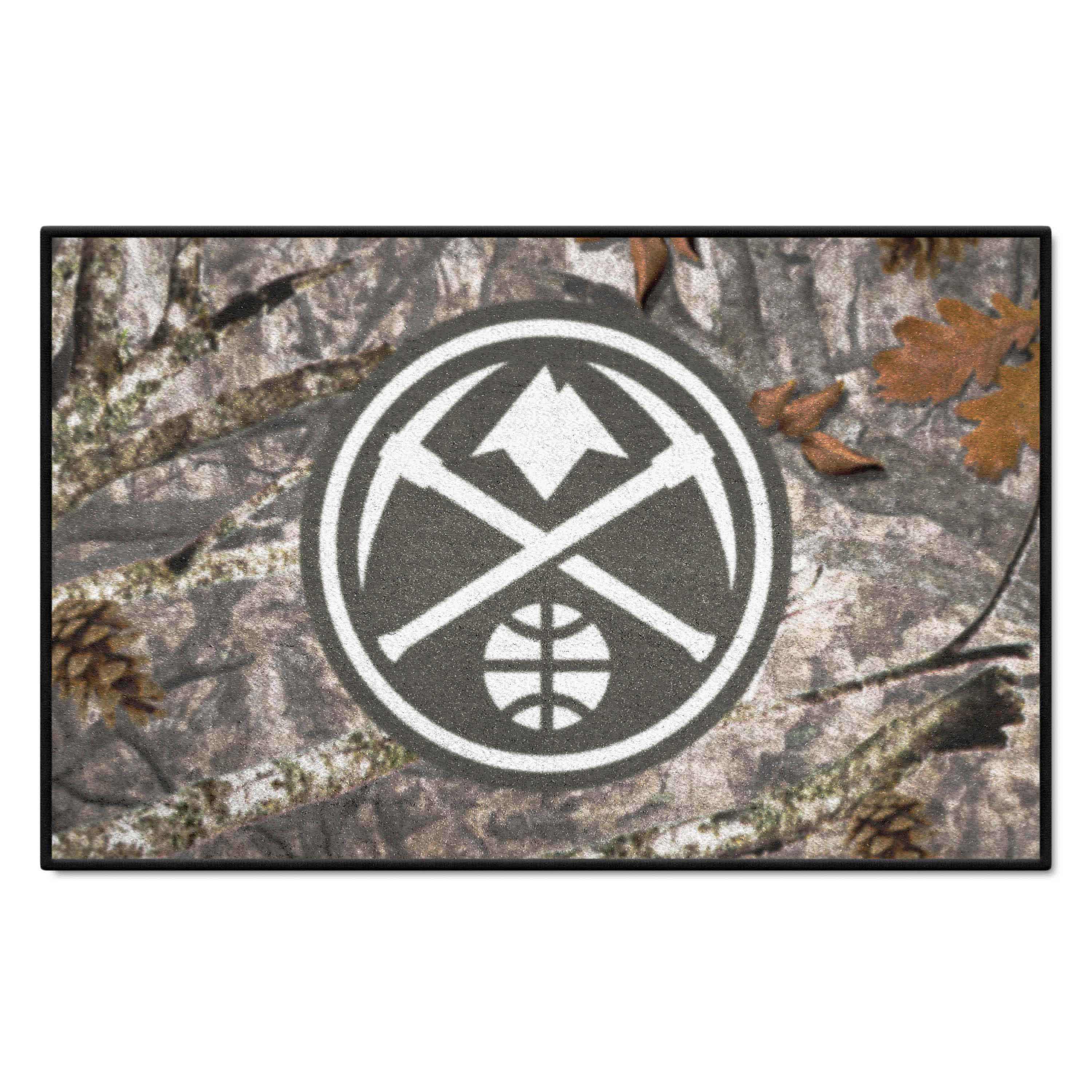 Denver Nuggets Camo Starter Mat Accent Rug - 19in. x 30in.