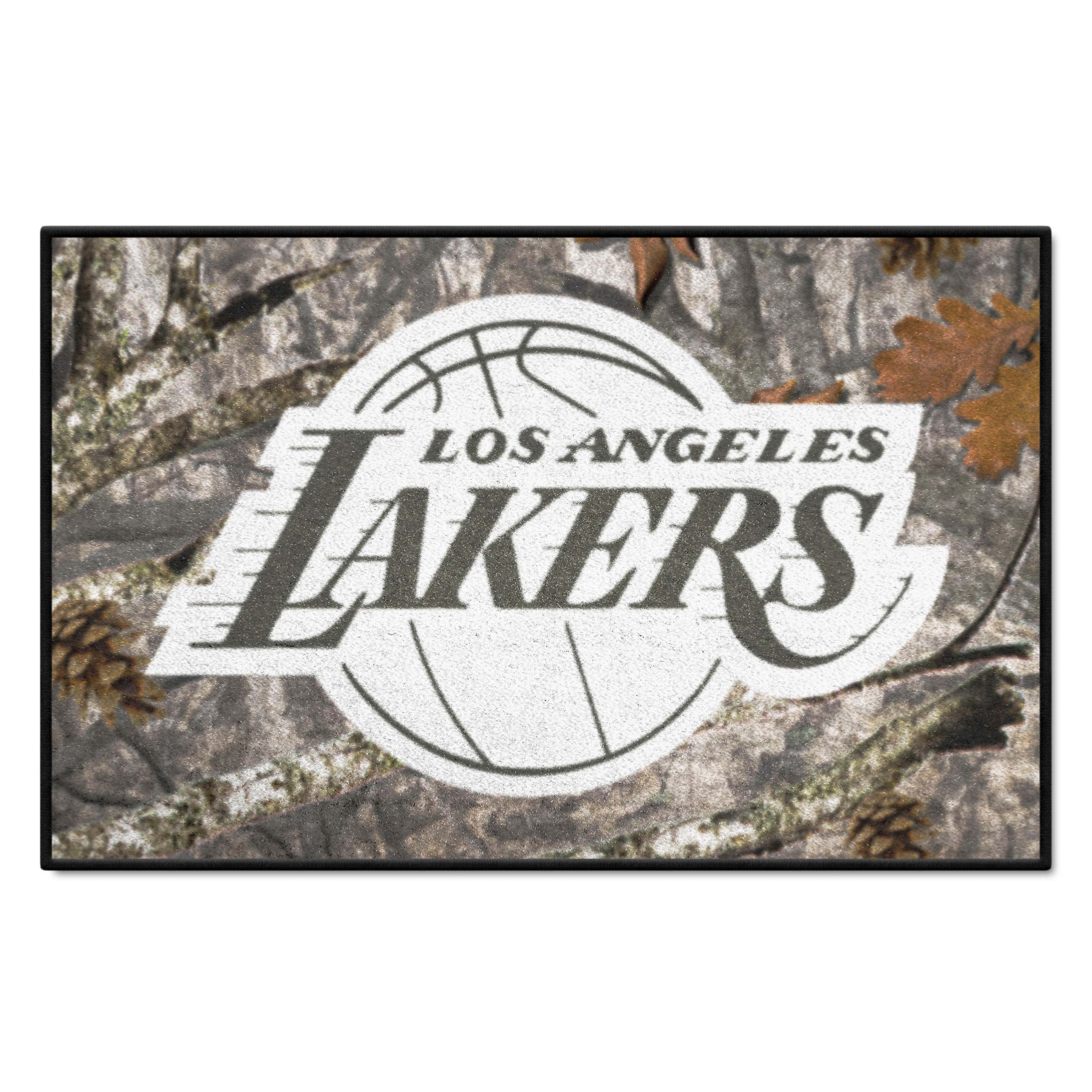 Los Angeles Lakers Camo Starter Mat Accent Rug - 19in. x 30in.