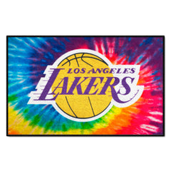 Los Angeles Lakers Tie Dye Starter Mat Accent Rug - 19in. x 30in.