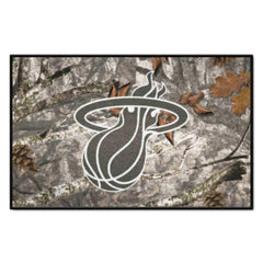 Miami Heat Camo Starter Mat Accent Rug - 19in. x 30in.