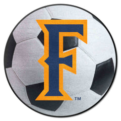 Cal State - Fullerton Titans Soccer Ball Rug - 27in. Diameter - Cal State - Fullerton