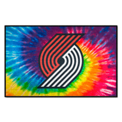 Portland Trail Blazers Tie Dye Starter Mat Accent Rug - 19in. x 30in.