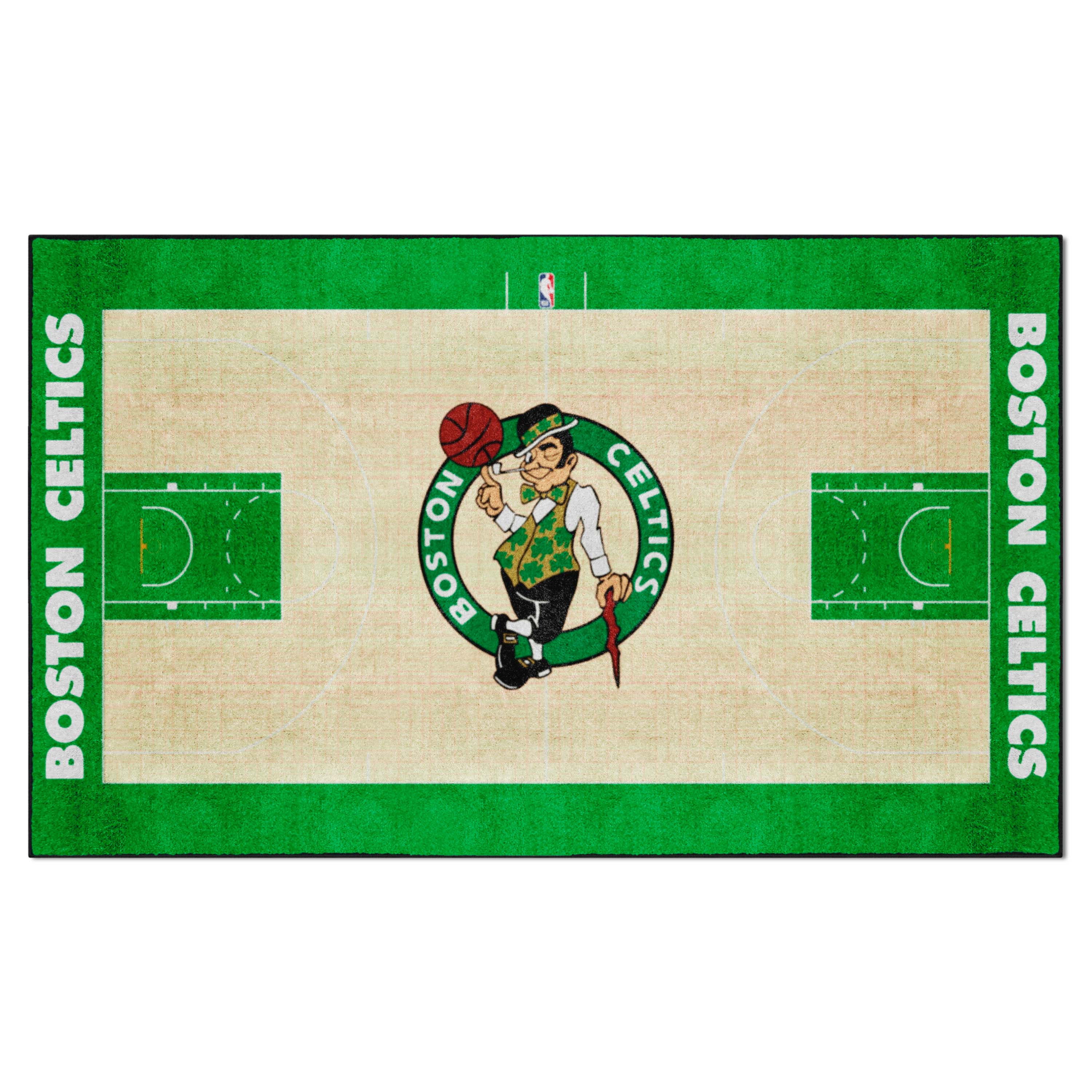 Boston Celtics 6 ft. x 10 ft. Plush Area Rug - Boston Celtics