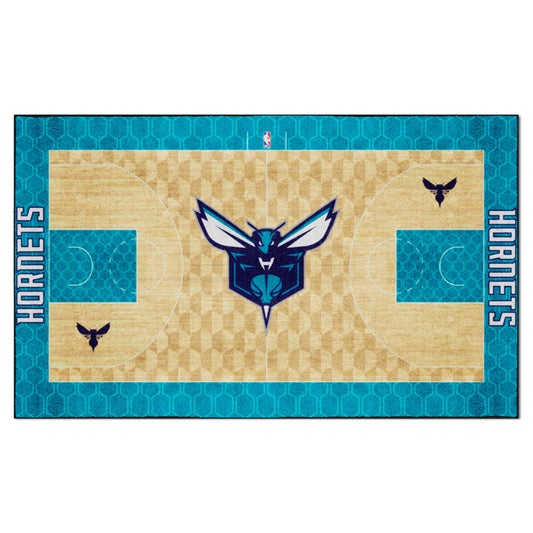 Charlotte Hornets 6 ft. x 10 ft. Plush Area Rug