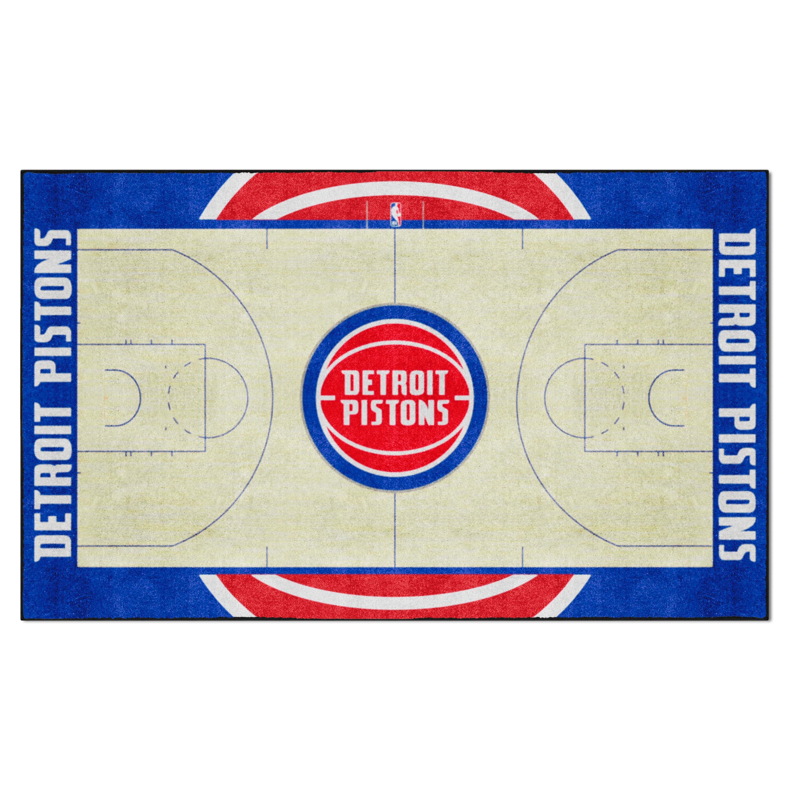 Detroit Pistons 6 ft. x 10 ft. Plush Area Rug