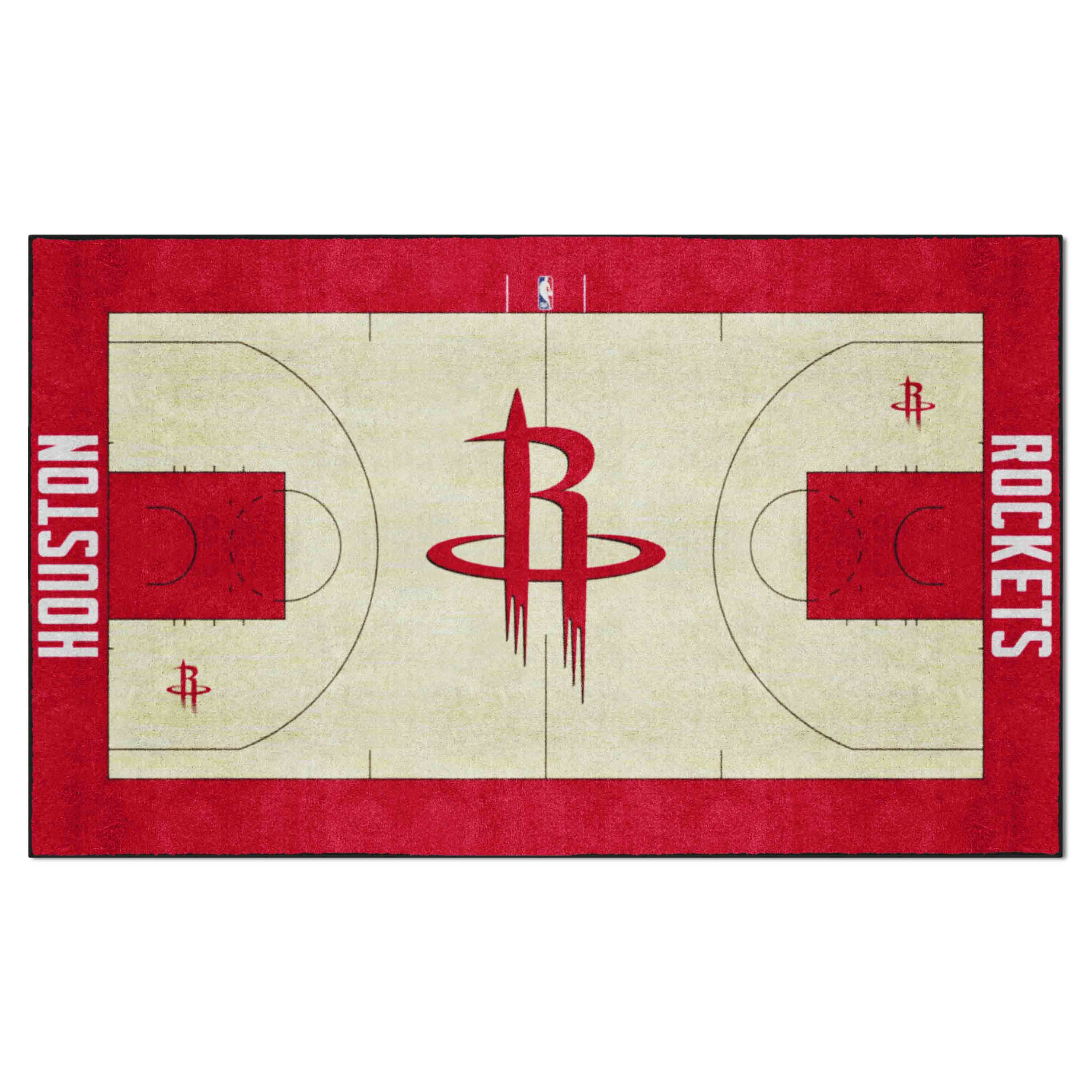 Houston Rockets 6 ft. x 10 ft. Plush Area Rug