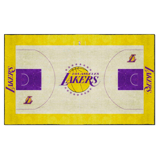 Los Angeles Lakers 6 ft. x 10 ft. Plush Area Rug