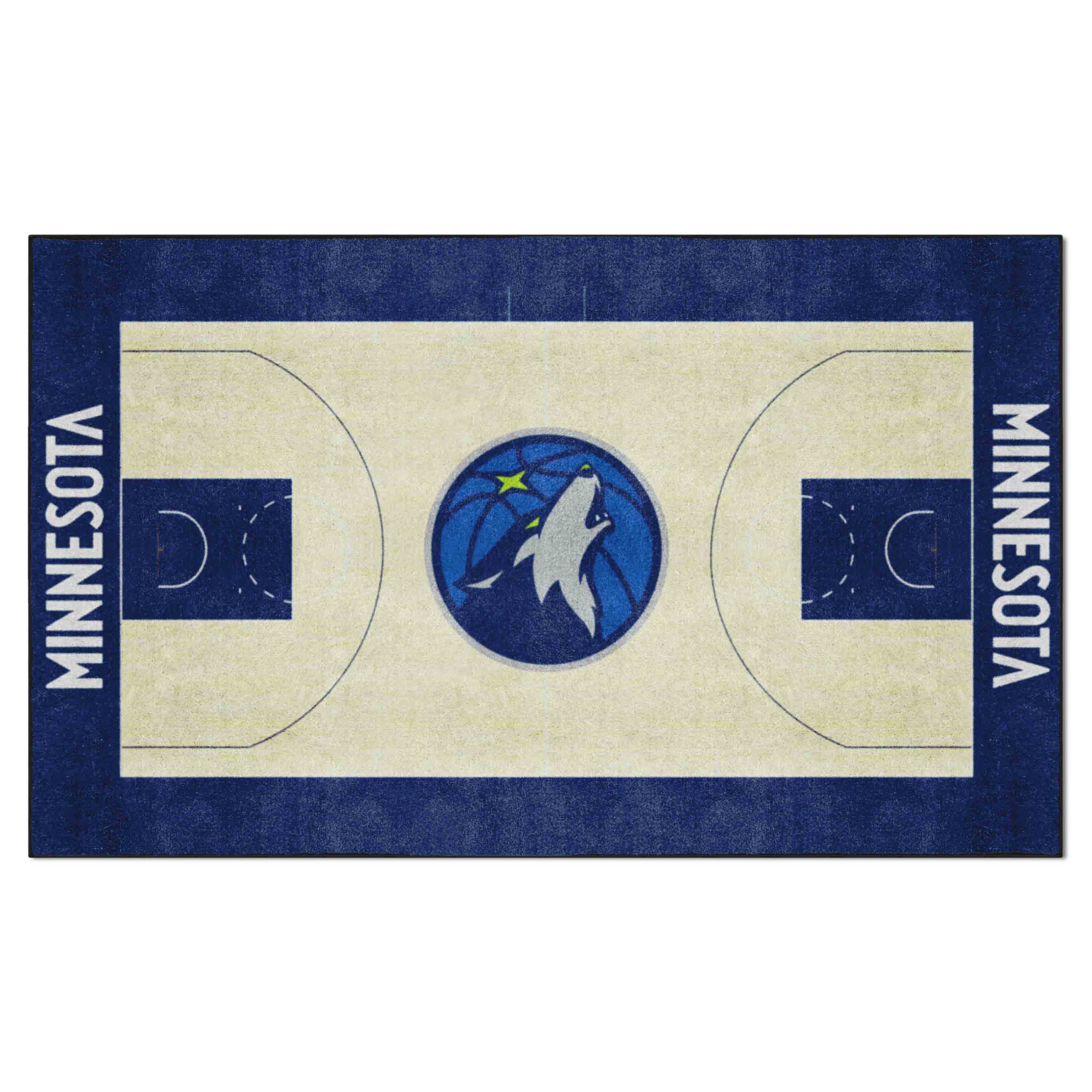 Minnesota Timberwolves 6 ft. x 10 ft. Plush Area Rug