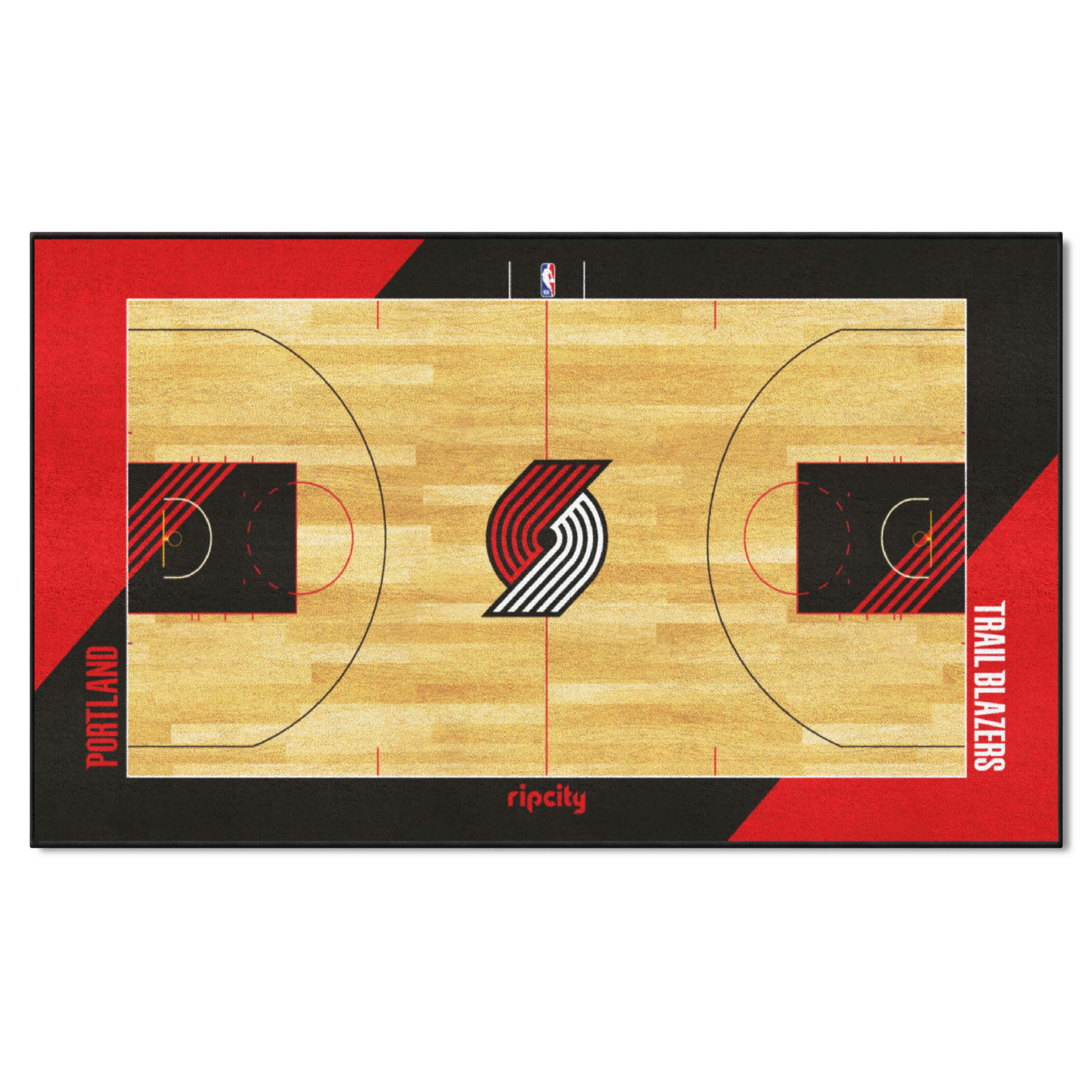 Portland Trail Blazers 6 ft. x 10 ft. Plush Area Rug