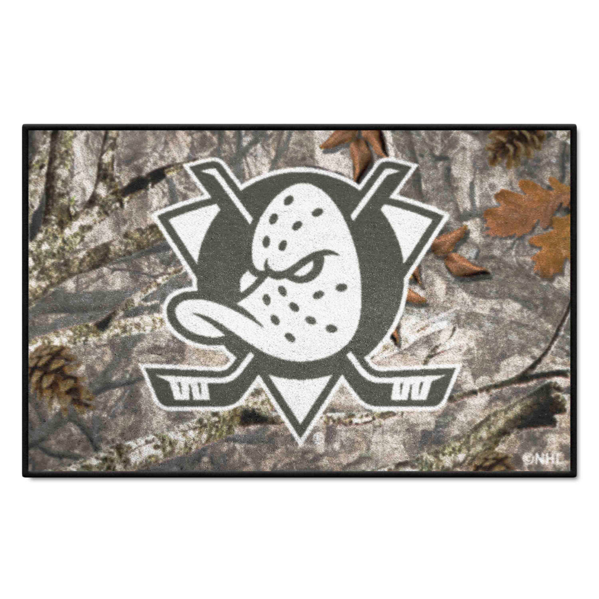 Anaheim Ducks Camo Starter Mat Accent Rug - 19in. x 30in.