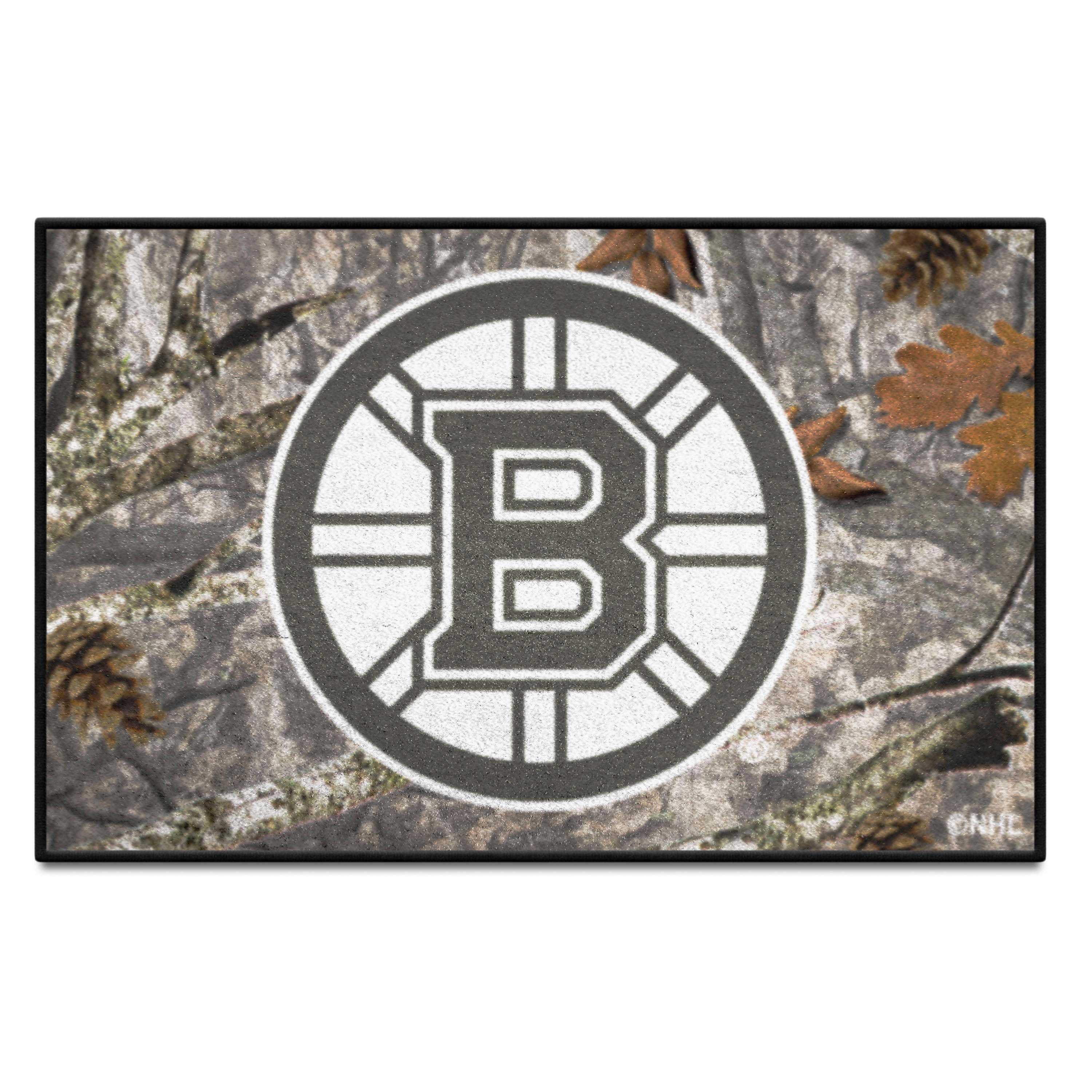 Boston Bruins Camo Starter Mat Accent Rug - 19in. x 30in.