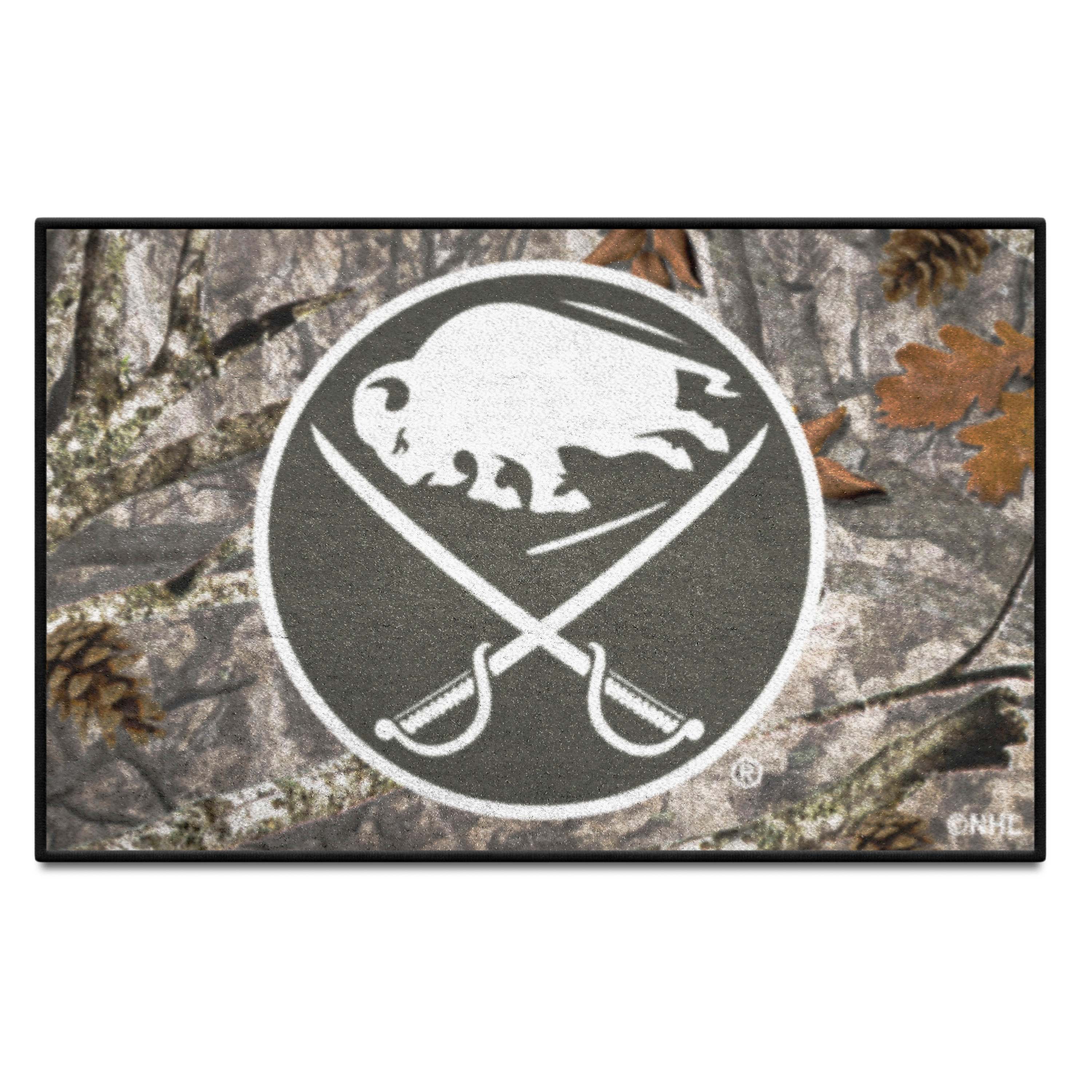 Buffalo Sabres Camo Starter Mat Accent Rug - 19in. x 30in. - Buffalo Sabres