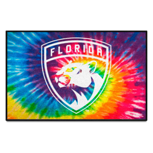 Florida Panthers Tie Dye Starter Mat Accent Rug - 19in. x 30in.