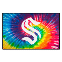 Seattle Kraken Tie Dye Starter Mat Accent Rug - 19in. x 30in.