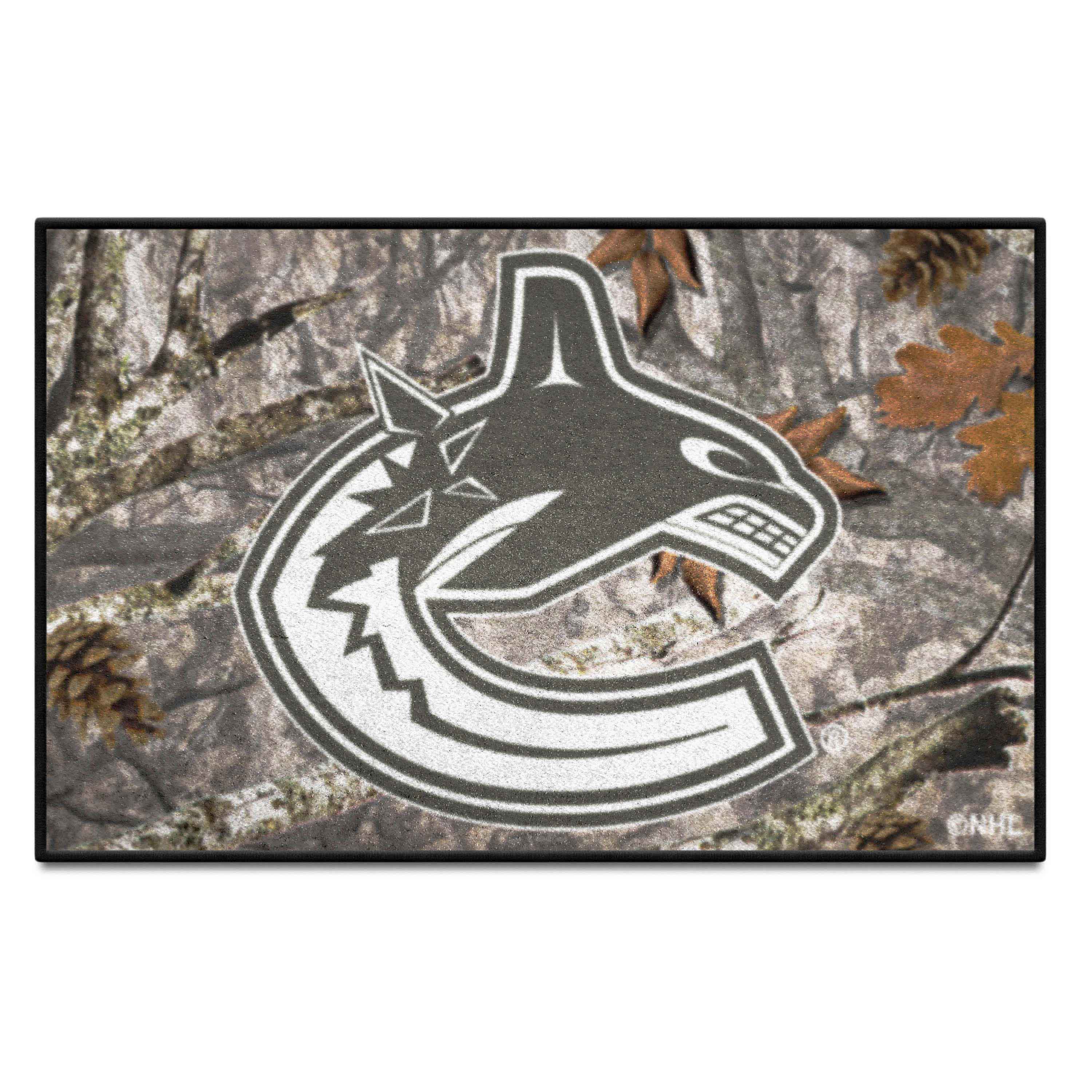 Vancouver Canucks Camo Starter Mat Accent Rug - 19in. x 30in.