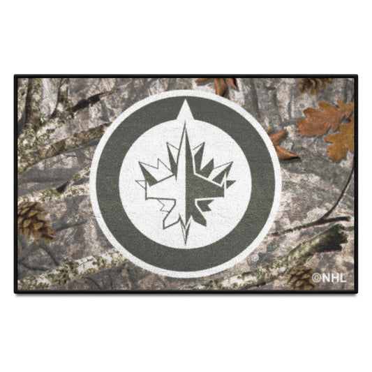 Winnipeg Jets Camo Starter Mat Accent Rug - 19in. x 30in.