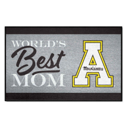 Appalachian State Mountaineers World's Best Mom Starter Mat Accent Rug - 19in. x 30in.