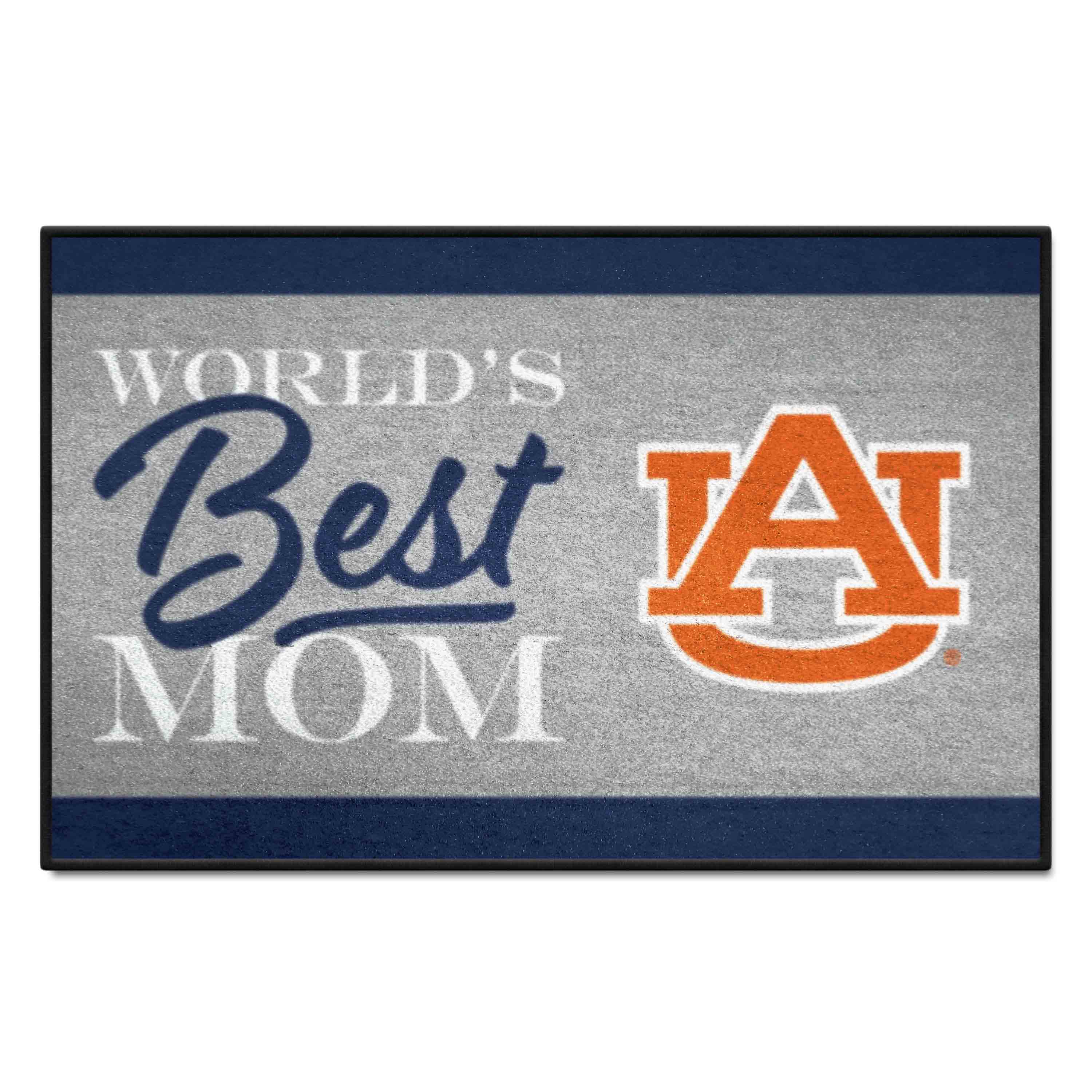 Auburn Tigers World's Best Mom Starter Mat Accent Rug - 19in. x 30in.