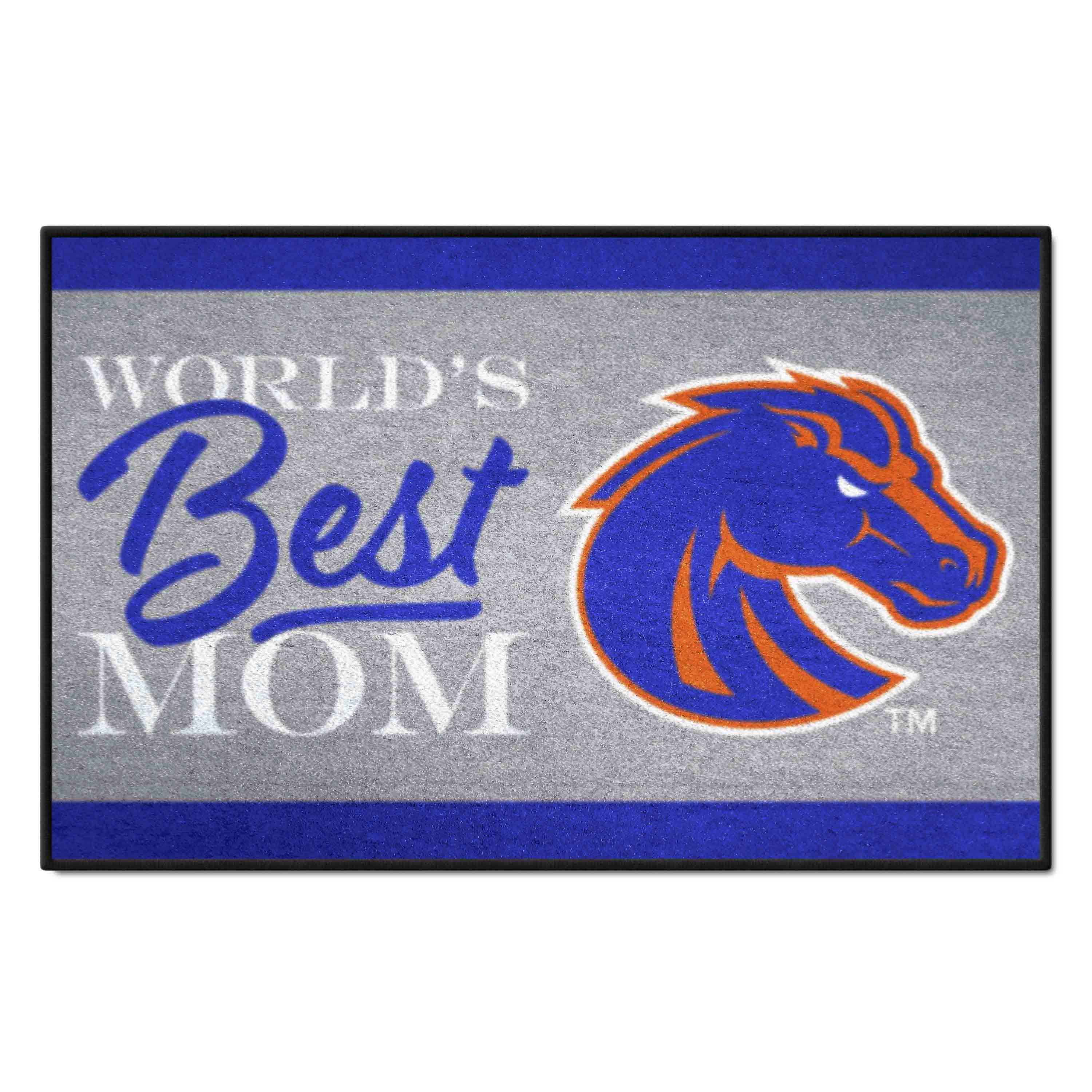 Boise State Broncos World's Best Mom Starter Mat Accent Rug - 19in. x 30in.