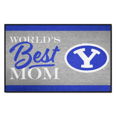 BYU Cougars World's Best Mom Starter Mat Accent Rug - 19in. x 30in.