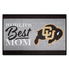 Colorado Buffaloes World's Best Mom Starter Mat Accent Rug - 19in. x 30in. - Colorado