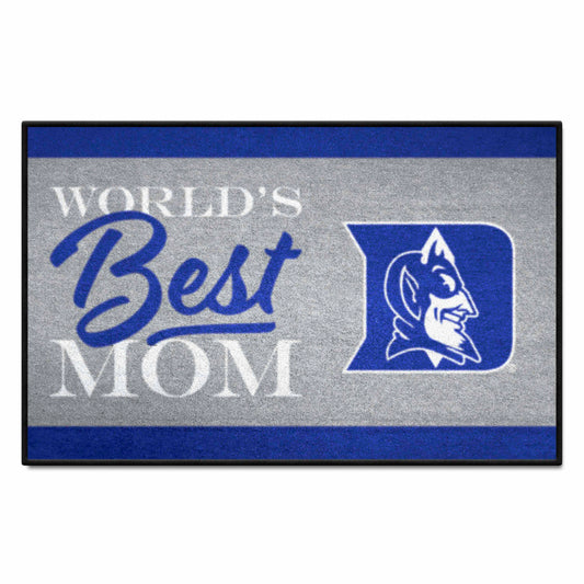 Duke Blue Devils World's Best Mom Starter Mat Accent Rug - 19in. x 30in. - Duke