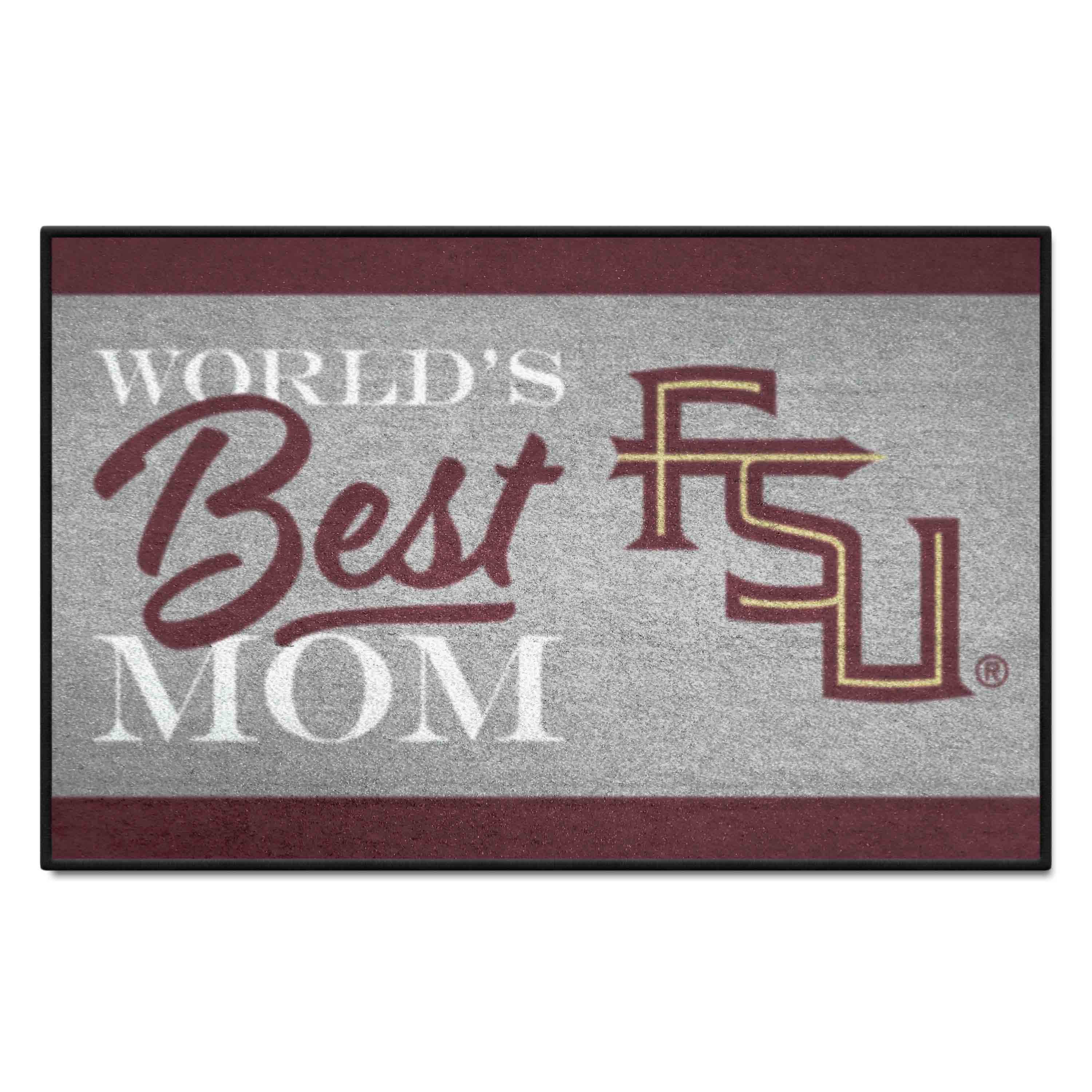 Florida State Seminoles World's Best Mom Starter Mat Accent Rug - 19in. x 30in.