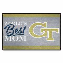 Georgia Tech Yellow Jackets World's Best Mom Starter Mat Accent Rug - 19in. x 30in.