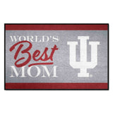 Indiana Hooisers World's Best Mom Starter Mat Accent Rug - 19in. x 30in.