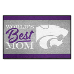 Kansas State Wildcats World's Best Mom Starter Mat Accent Rug - 19in. x 30in.