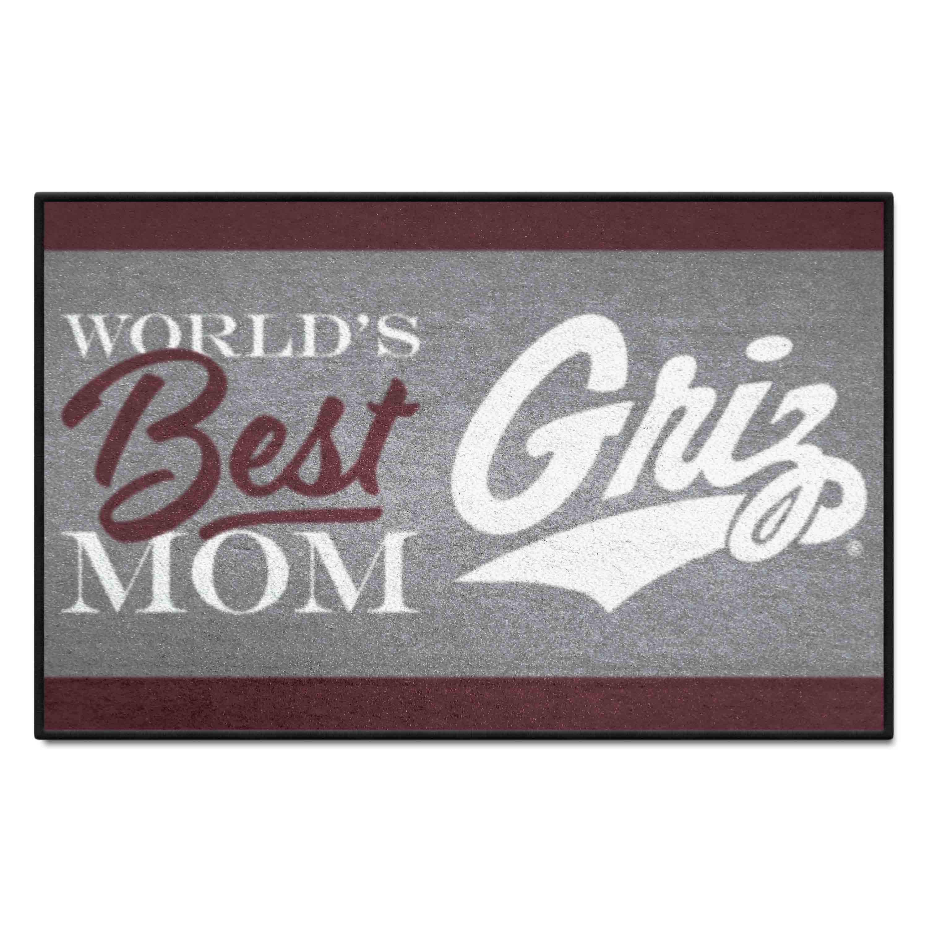 Montana Grizzlies World's Best Mom Starter Mat Accent Rug - 19in. x 30in.