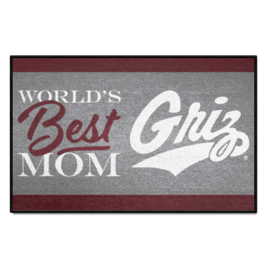 Montana Grizzlies World's Best Mom Starter Mat Accent Rug - 19in. x 30in.