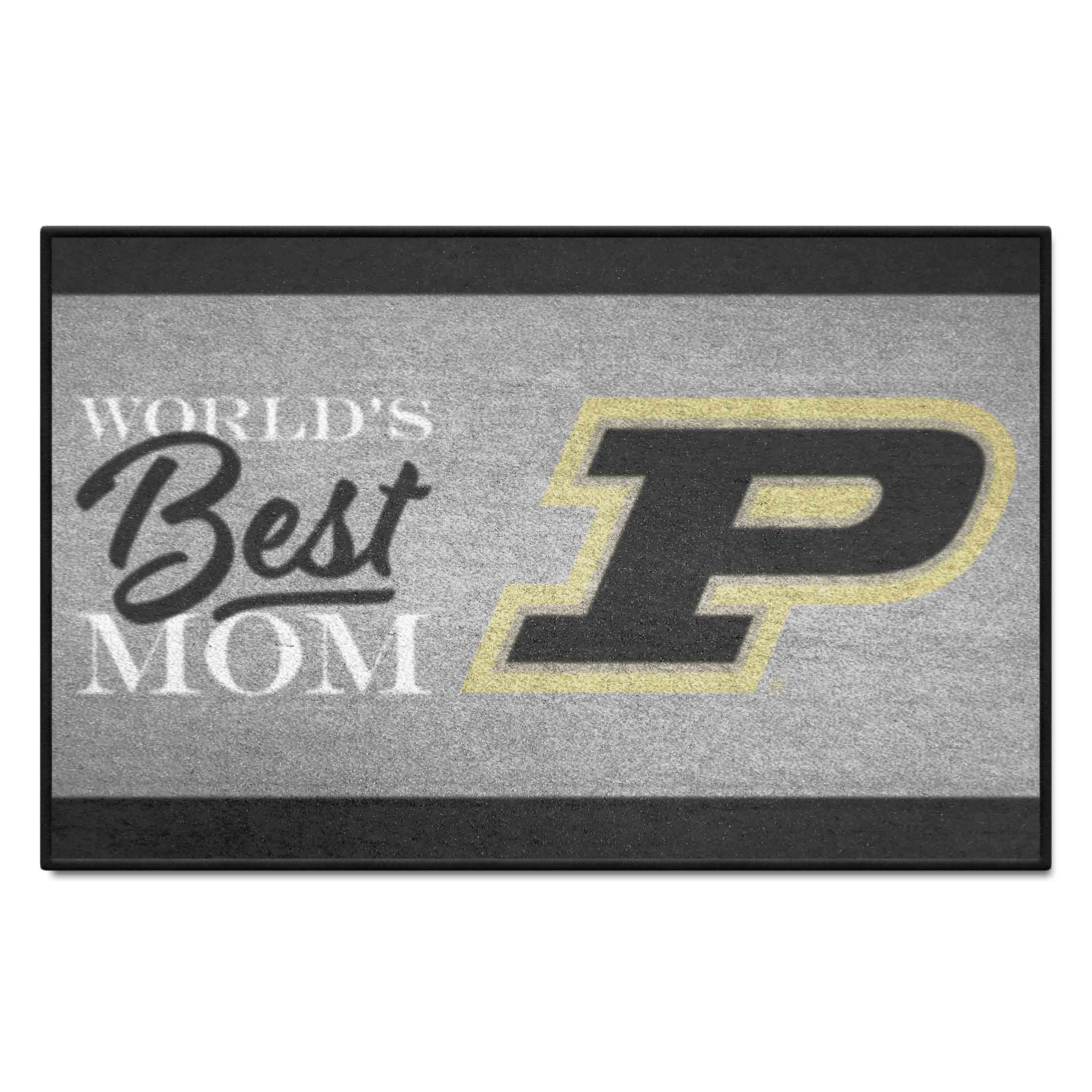 Purdue Boilermakers World's Best Mom Starter Mat Accent Rug - 19in. x 30in.