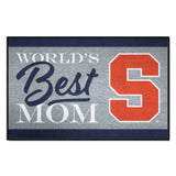 Syracuse Orange World's Best Mom Starter Mat Accent Rug - 19in. x 30in.