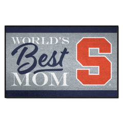 Syracuse Orange World's Best Mom Starter Mat Accent Rug - 19in. x 30in.