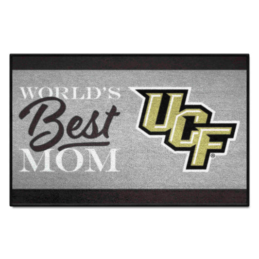 Central Florida Knights World's Best Mom Starter Mat Accent Rug - 19in. x 30in. - Central Florida