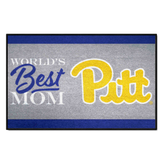 Pitt Panthers World's Best Mom Starter Mat Accent Rug - 19in. x 30in.