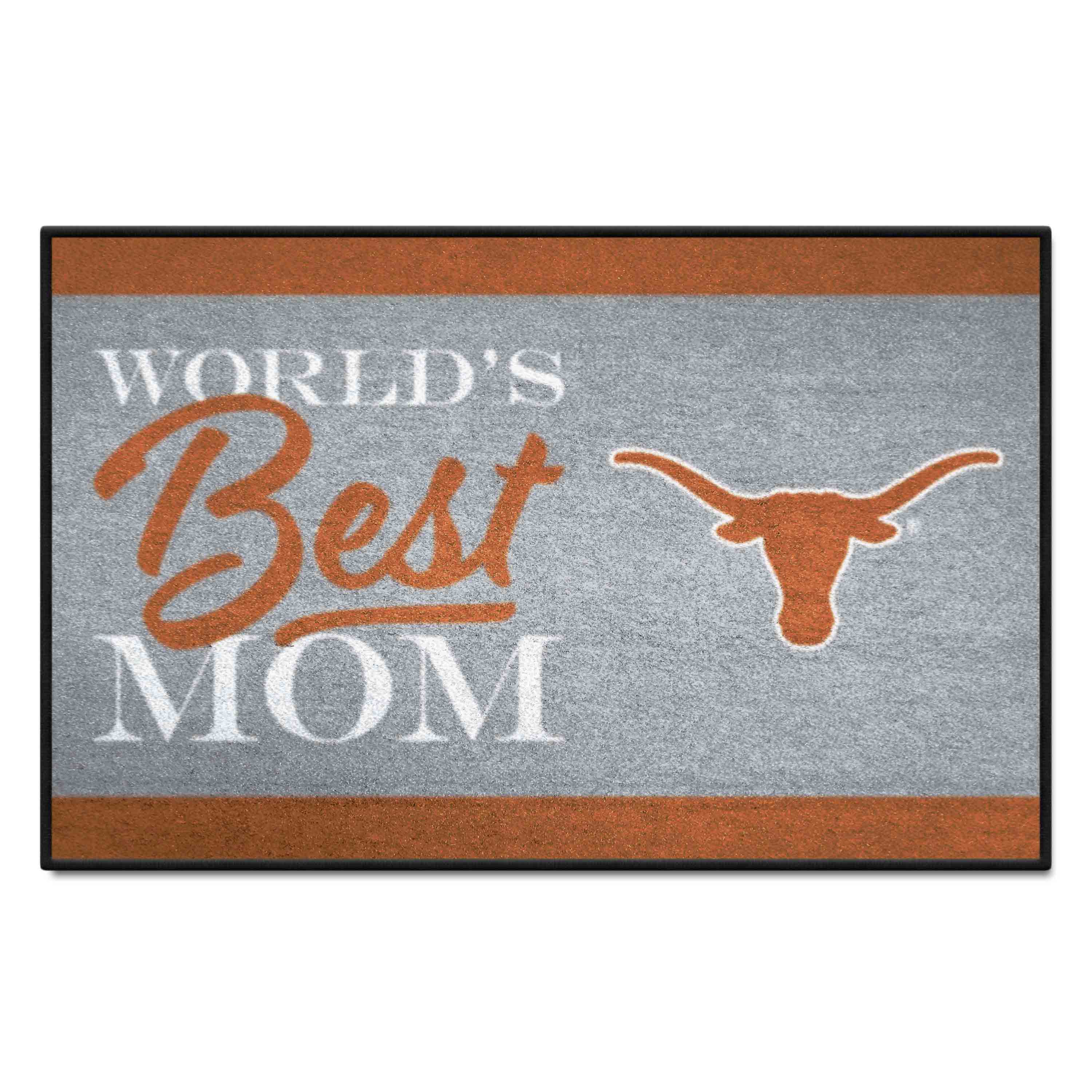 Texas Longhorns World's Best Mom Starter Mat Accent Rug - 19in. x 30in.