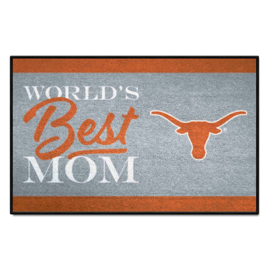 Texas Longhorns World's Best Mom Starter Mat Accent Rug - 19in. x 30in.