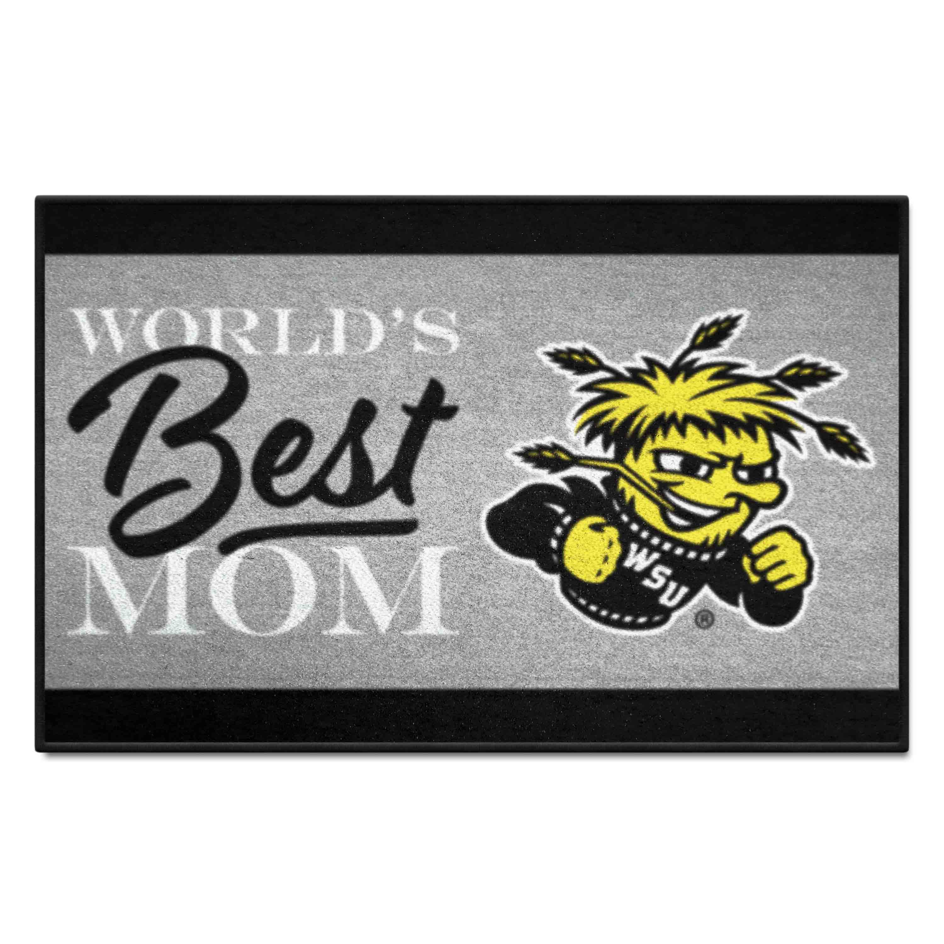 Wichita State Shockers World's Best Mom Starter Mat Accent Rug - 19in. x 30in.