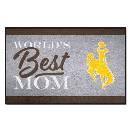 Wyoming Cowboys Starter Mat Accent Rug - 19in. x 30in.