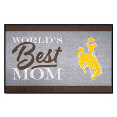 Wyoming Cowboys Starter Mat Accent Rug - 19in. x 30in.