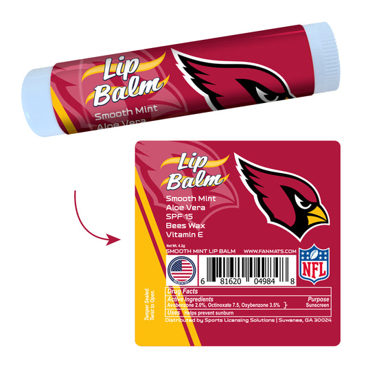 Arizona Cardinals Smooth Mint SPF 15 Lip Balm