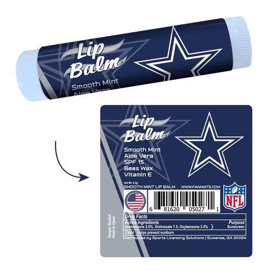 Dallas Cowboys Smooth Mint SPF 15 Lip Balm - Dallas Cowboys