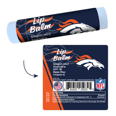 Denver Broncos Smooth Mint SPF 15 Lip Balm